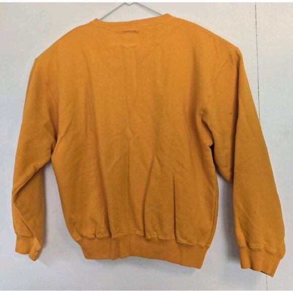 VTG GAP Sweatshirt Mens M Yellow Athletic Sweats Blank Essential 90s Y2K Baggy - Picture 7 of 10